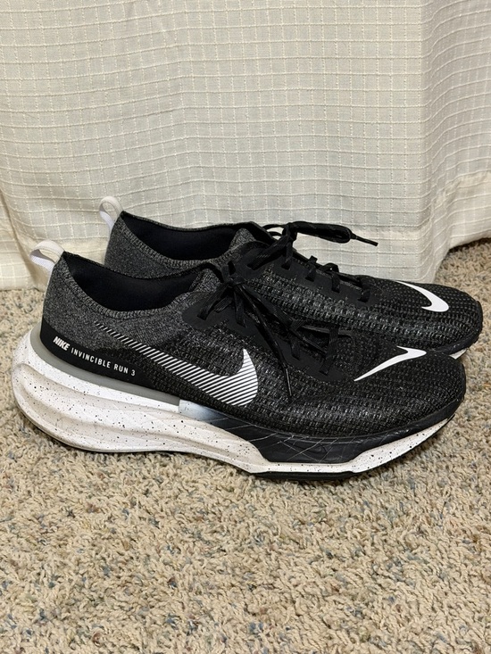 Nike Other - Nike ZoomX Invincible Run 3 Mens sz 14 Oreo Black White Running shoes sneakers
